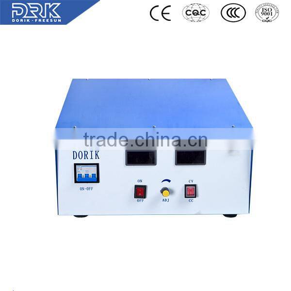 High frequency pulsed plating dc power supply with digital panel