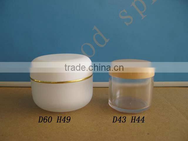 Plastic cosmetic gel jars 50ml