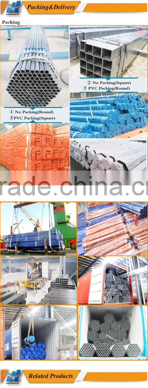 round gi tubes in stock 219mm erw carbon pre galvanized pipe