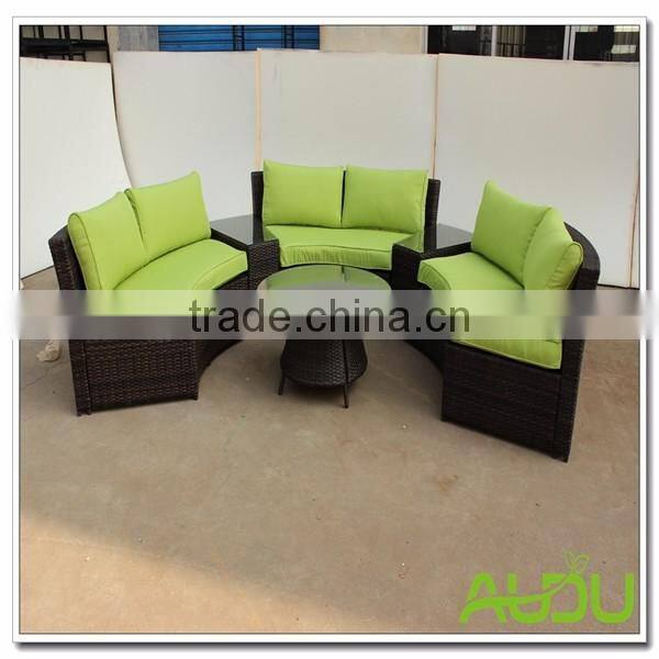 Audu Ratttan Wicker Outdoor Circular Sofas