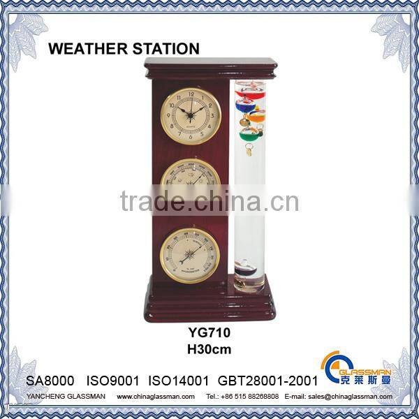 wooden frame advanced weather station YG710