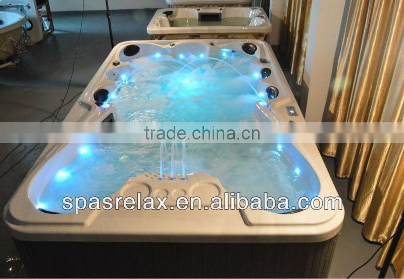 Luxury Square bathtub Massagers/Whirlpools with 9-10 seats