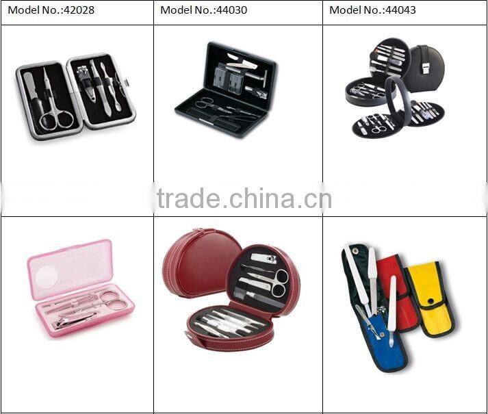 Hot portable travel cute manicure set for promition