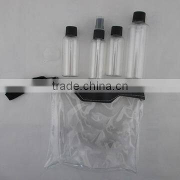 Plasitic travel kit lotion bottle