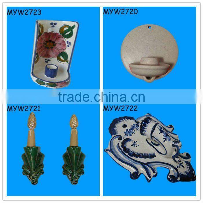 Hanging wall mounted Ceramic western candle sconces cheap