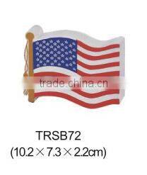 PU American flag stress reliever/American flag design PU foam toy/PU printed anti stress flag
