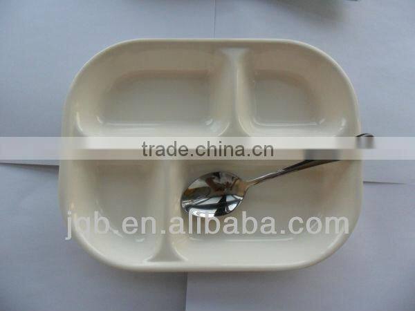 square melamine mess Tray with cover