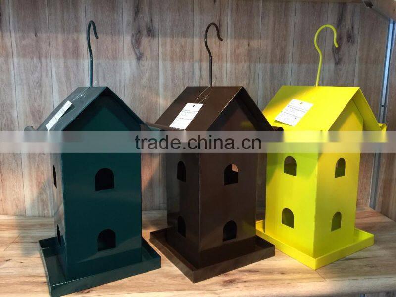 Outdoor Hanging Garden Gazebo Metal Wild Bird Feeder