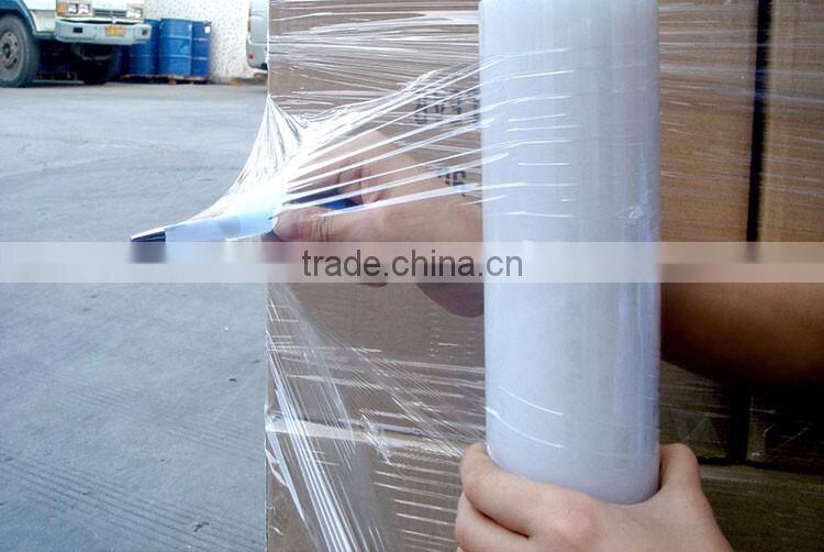 Pallet stretch 17 micron 300m,lldpe stretch film wrapping
