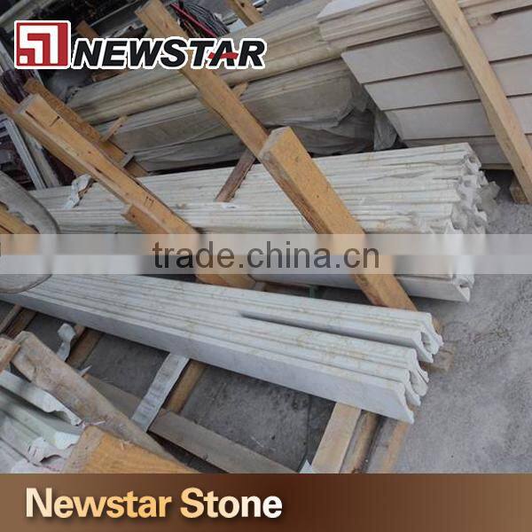 Polished Natural Marble Floor Border