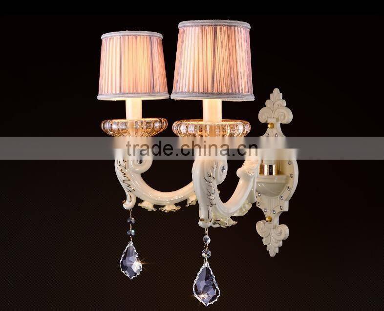 ZG202 Momoda luxury decorations French style ceramic Cream white living room bedroom villa big lighting chandelier pendant lamp