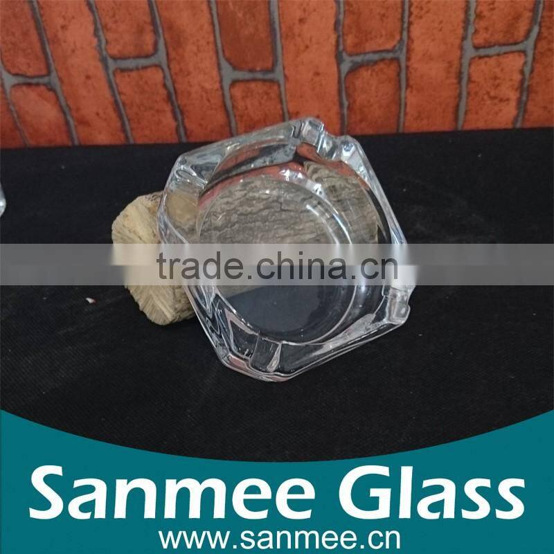 Clear Square Portable Outdoor Cigar Ashtray