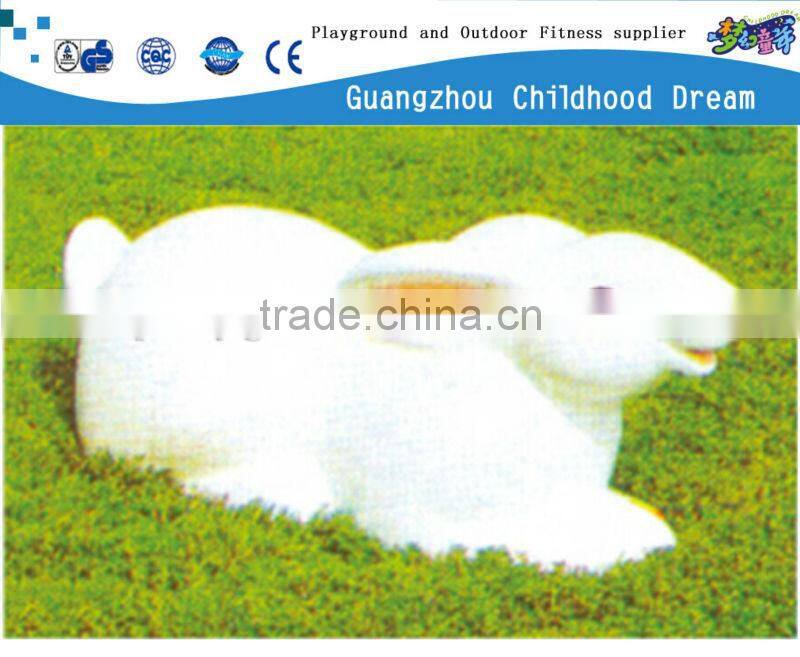 (HD-18910)Little white rabbit plastic animal statues