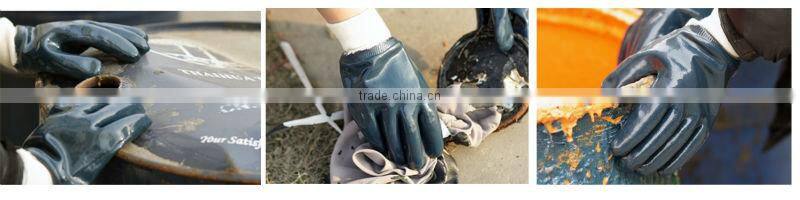 NMSAFETY nitrile coated mechanical oil-resistant working gloves