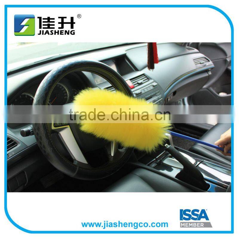 26" Lambswool Cleaning Wool Duster With Plastic Handle