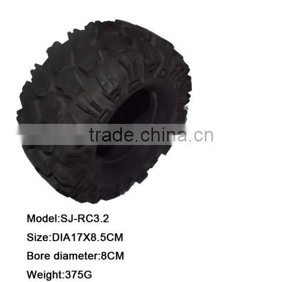 Rubber and silicone material toy tyres