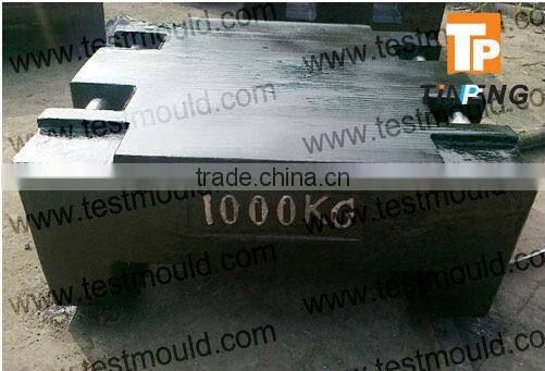 OEM 1kg~ 5t stackable large masses M1 cast iron test weights with handle