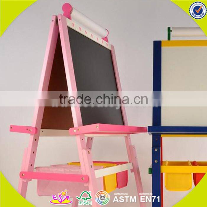 wholesale top sale wooden easel toys ,Cheap baby wooden easel toys, best quality children wooden kids easel toys W12B049B