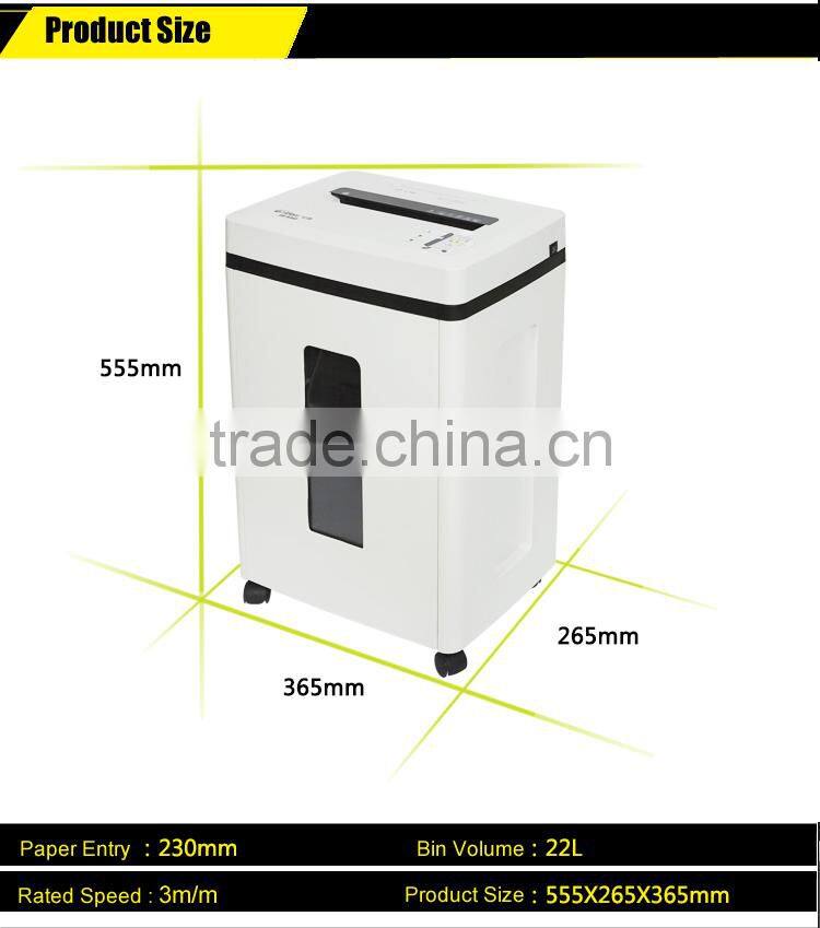 Office paper shredder GS certificate Micr cut JP-616C