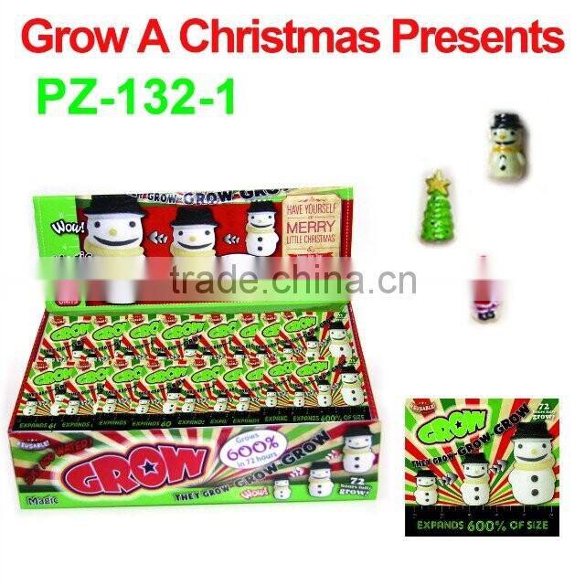 Magic Water Growing Christmas Toys/Santa Clause/Snowman