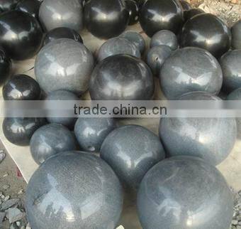 black granite stone balls