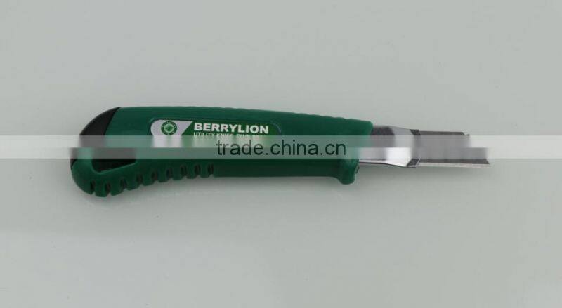 BERRYLION 18mm cheap price one piece utility knife with plastic shell