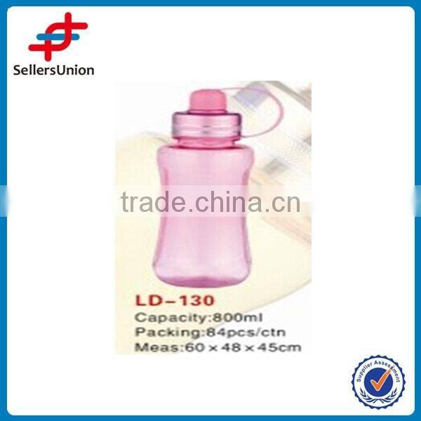 cute pink color sports bottle