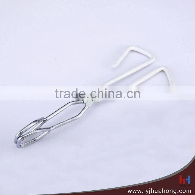 PVC Coating Handle Scissor Tongs,BBQ tongs HFT-WS04