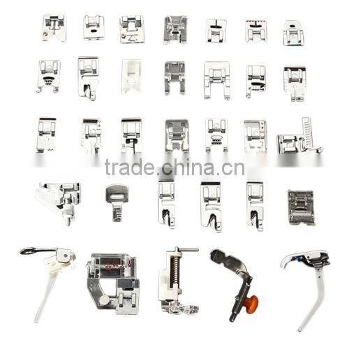 Cheap 32 PCS Sewing Machine Presser Foot Feet Tool For Brother Singer Janome Domestic
