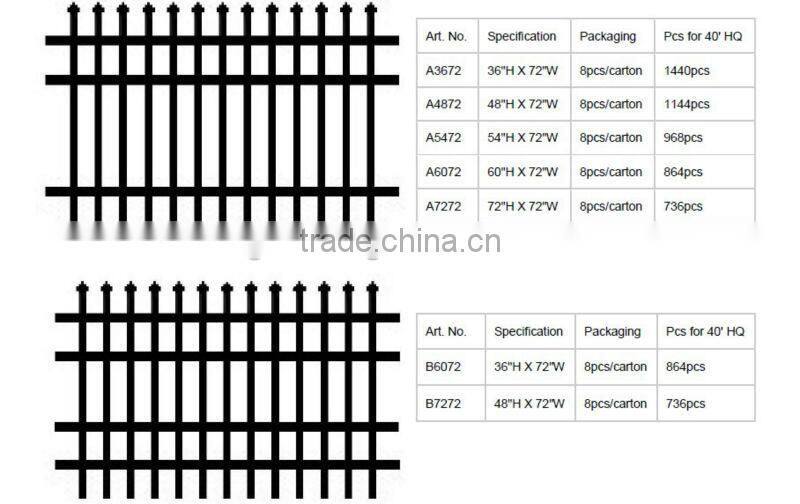 Aluminum Fencing, Metal Fence Panel, Fence