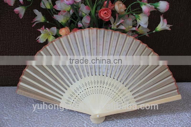 High quality foldable hand fan for advertising