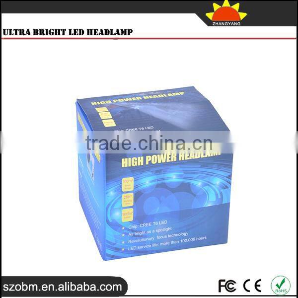 Rechargeable high power ultra bright led headlamp