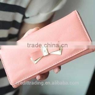 2015 new style fashion cheap ladies leather purse
