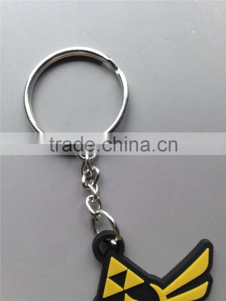 2016 custom low price plastic keychain 3d soft pvc keychain