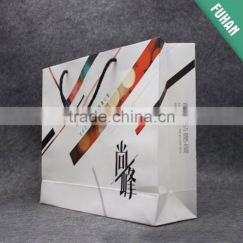 2017 Fashion Design High Quality Paper Shopping Bags