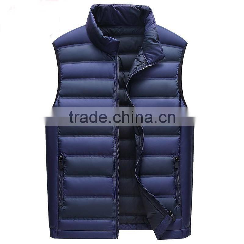 winter jacket down coat AB wear reversible duck warm winter vest men down vest