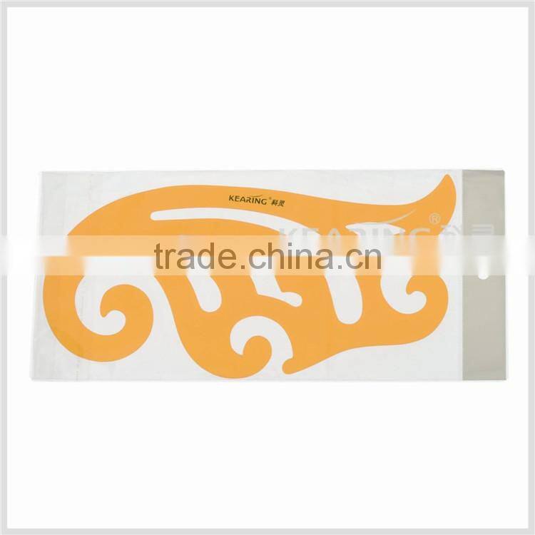 Kearing Biggest Pattern French Curves Non Toxic Plastic Ruler For Painting 30cm #1330