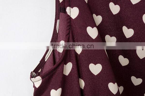 HD-D140 hot design elegant fashion dotted women dress/casual ladies dress