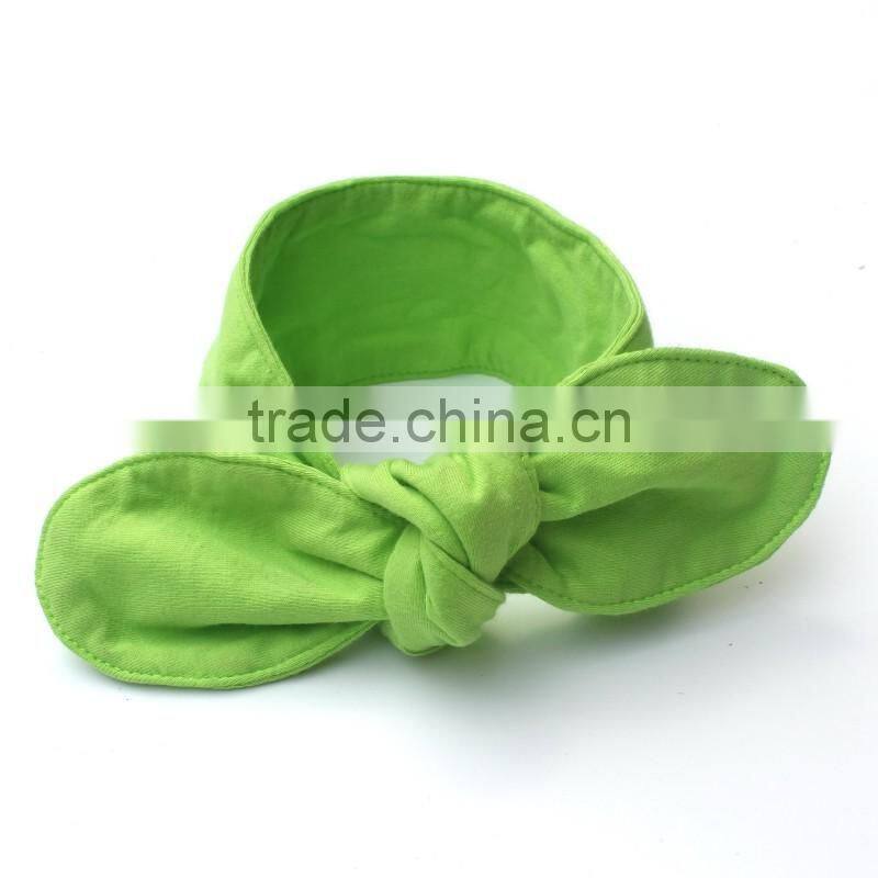 Girl Rabbit Headband Newborn Kids Cotton Elastic Hair Band Baby Top Headband