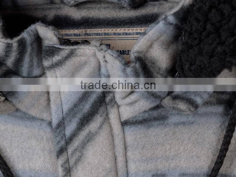 Winter fashion children clothing outdoor windproof sherpa lined child jacket