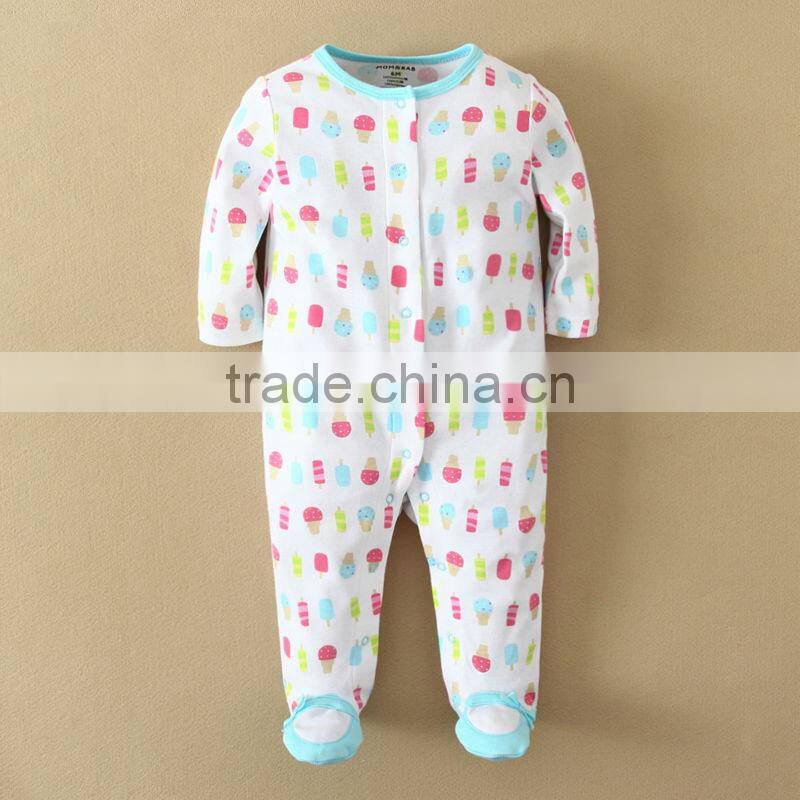mom and bab 2014 baby clothes 100 cotton baby girl romperjumper
