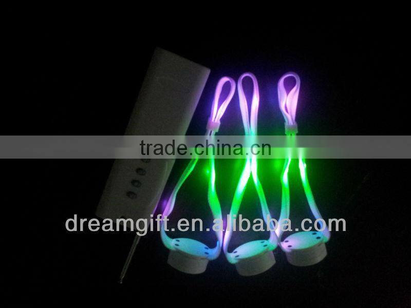 2016 New party goods far distance remote control LED fabric wristband changed 15 colors sepcial for big party or vocal concert