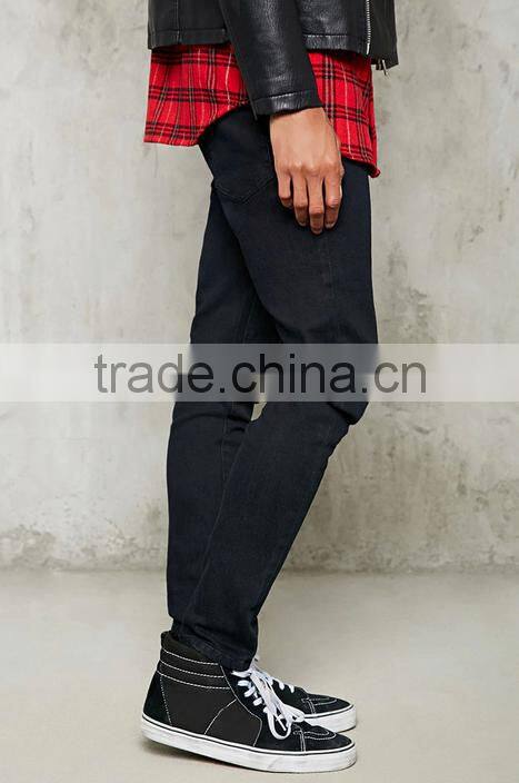 Men's Casual High Quality Jeans Trousers Straight Denim black Jeans
