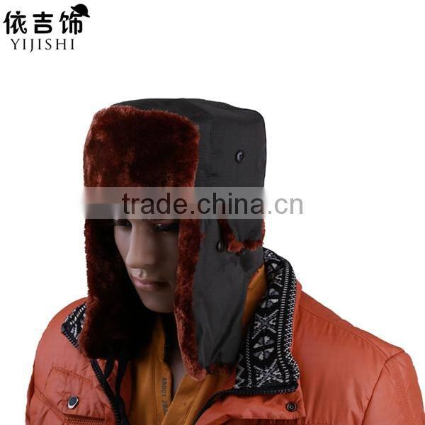 Hot sale warm winter hat snow hat with earflaps