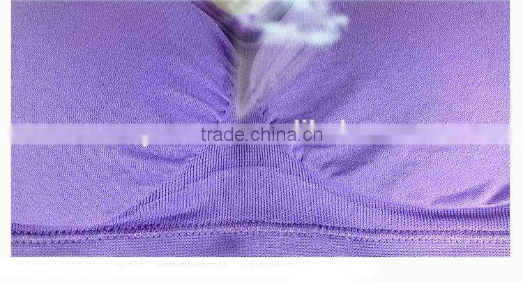 Factory Provide Wireless Slim Seamless Women Sports Bra