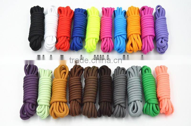 Customized Strong Round Fireman Military Boot Laces Manufacturer Provide Custom Service