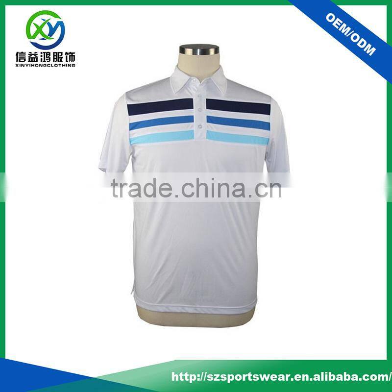 New design embroidered Light weight dry fit man golf polo shirt