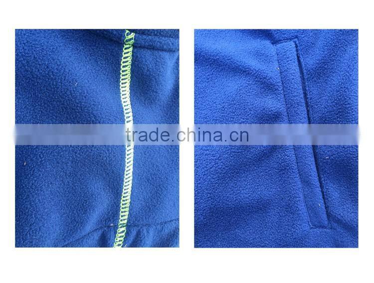 Mens casual outdoor sports knitted wear plain cheap fleece jacket