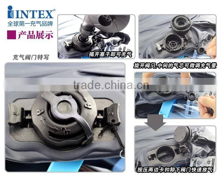 INTEX Inflatable Deluxe Mid Rise Pillow Rest Airbed