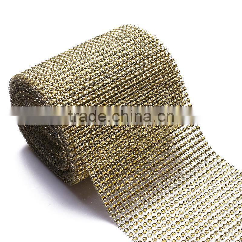 Diamond Rhinestone Ribbon 4.6INCHx10 YARDS-for Wedding Decorations/Party/Home Decor